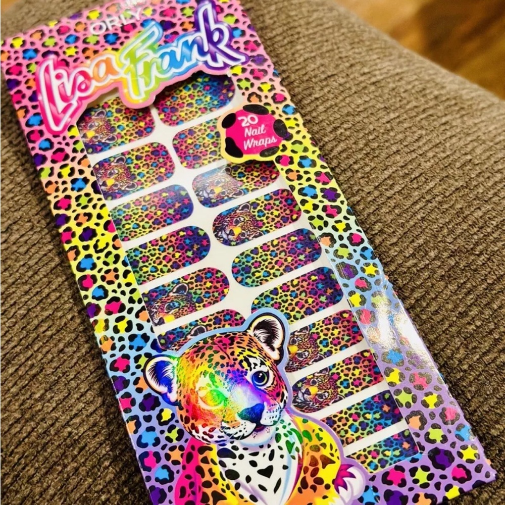 Lisa Frank Orly Cheetah Nail Wraps
